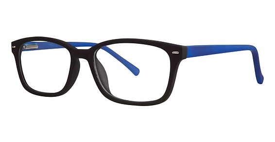 Modern Optical SOLUTION Eyeglasses, Black/Blue