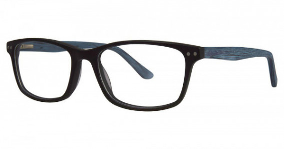 U Rock SESSIONS Eyeglasses, Black Matte/Denim
