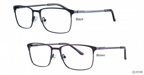 Bulova Preston Eyeglasses, Brown