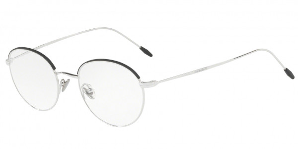 Giorgio Armani AR5067 Eyeglasses, 3015 SILVER/MATTE BLACK (SILVER)