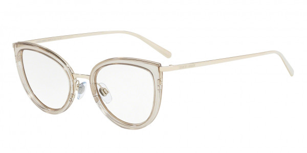 Giorgio Armani AR5068 Eyeglasses, 3013 PALE GOLD/BROWN (GOLD)