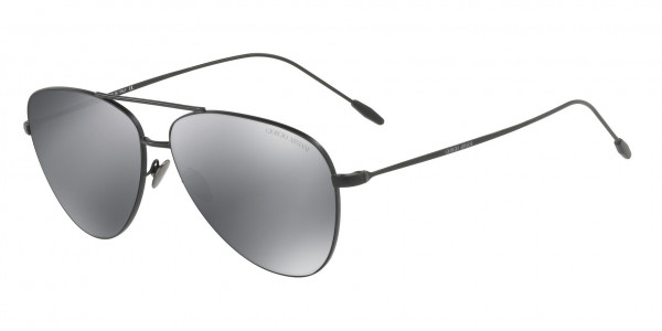 Giorgio Armani AR6049 Sunglasses, 30016G MATTE BLACK (BLACK)
