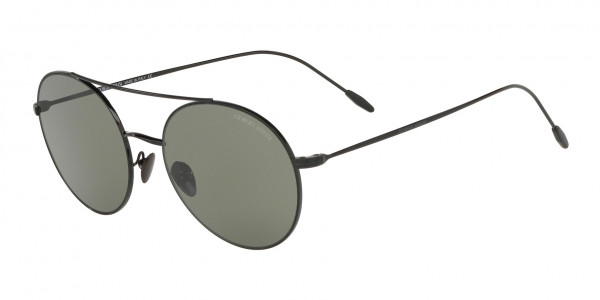 Giorgio Armani AR6050 Sunglasses, 3014/2 BLACK GREEN (BLACK)