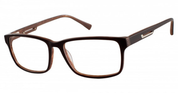 XXL DEACON Eyeglasses, BROWN
