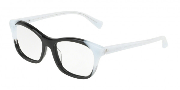 Alain Mikli A03068 Eyeglasses, F108 PONTILLE' WHITE/BLACK (BLACK)