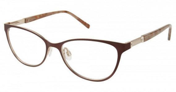 Geoffrey Beene G218 Eyeglasses, Brown (BRN)