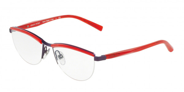 Alain Mikli A02023 Eyeglasses, E638 RED/VIOLET MATT (RED)