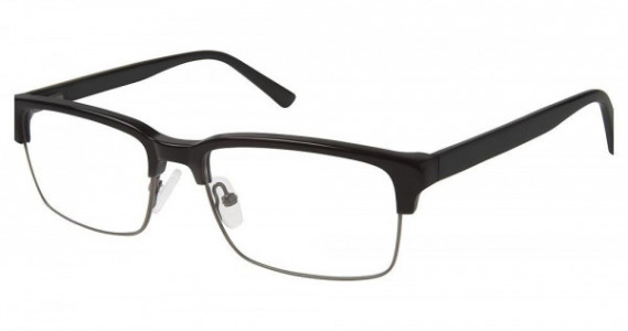 Geoffrey Beene G434 Eyeglasses, Black/Gunmetal (BLK)