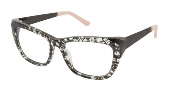 L.A.M.B. LA032 Eyeglasses, Black Crystal (BLK)