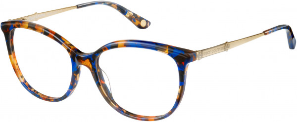 Juicy Couture JU 167 Eyeglasses, 0IPR Havana Blue