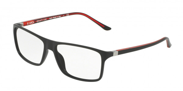 Starck Eyes SH1043X PL1043 Eyeglasses, 0022 PL1043 MATTE BLACK (BLACK)