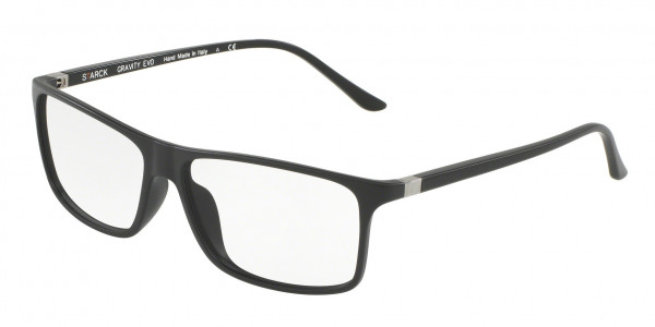 Starck Eyes SH1240X PL1240 Eyeglasses, 0021 PL1240 MATTE BLACK (BLACK)