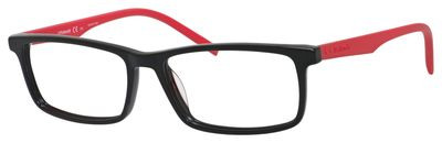 Polaroid Core Pld D 306 Eyeglasses, 01Q4(00) Black / Red