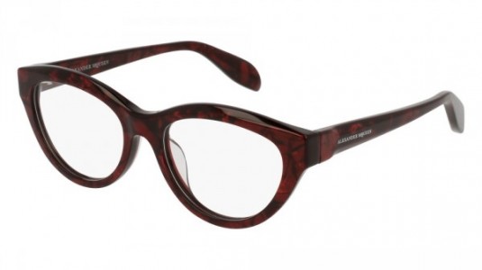 Alexander McQueen AM0045O Eyeglasses, RED