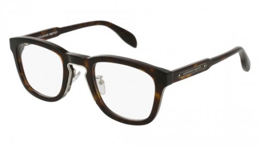 Alexander McQueen AM0048O Eyeglasses, 004 - HAVANA