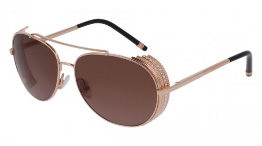 Boucheron BC0001S Sunglasses, 004 - GOLD with BROWN lenses