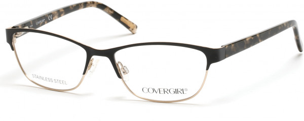 CoverGirl CG0537 Eyeglasses, 005 - Black/other