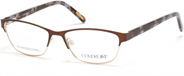 CoverGirl CG0537 Eyeglasses, 050 - Dark Brown/other