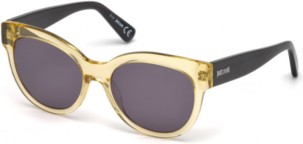 Just Cavalli JC760S Sunglasses, 39A - Shiny Yellow / Smoke