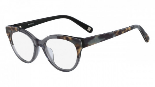 Nine West NW5127 Eyeglasses, (011) CHARCOAL LEOPARD