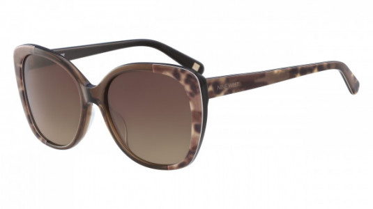 Nine West NW607S Sunglasses, (211) BROWN LEOPARD