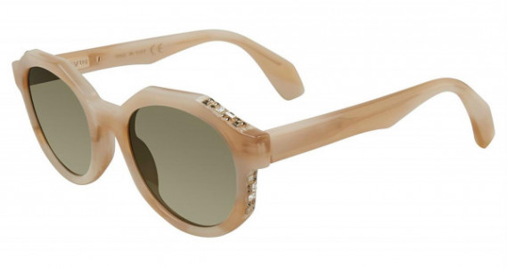 Lanvin SLN726S Sunglasses, Beige Stripe 1F9x
