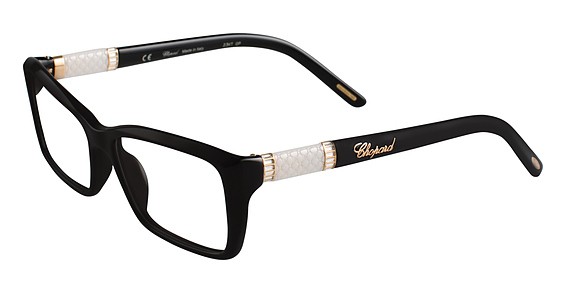 Chopard VCH153S Eyeglasses, Shiny Black 0700