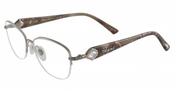 Chopard VCHA68S Eyeglasses, Shiny Palladium 0579