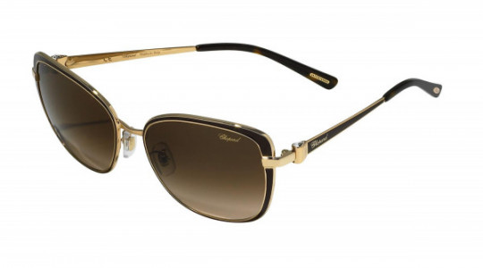 Chopard SCHB69S Sunglasses, Brown With Gold 316K