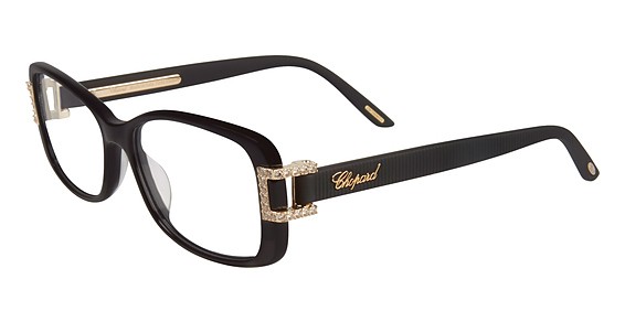 Chopard VCH180S Eyeglasses, Shiny Black
