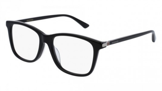 Gucci GG0018OA Eyeglasses, 001 - BLACK