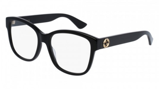 Gucci GG0038O Eyeglasses, 001 - BLACK