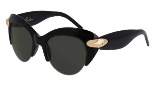 Pomellato PM0018S Sunglasses, 001 - BLACK with SMOKE lenses