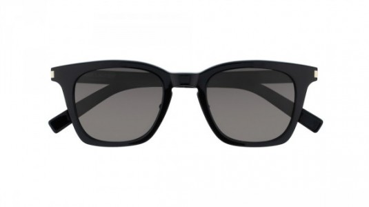 Saint Laurent SL 138 SLIM Sunglasses, 001 - BLACK with SMOKE lenses