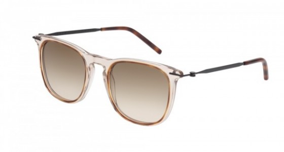 Tomas Maier TM0005S Sunglasses, 003 - HAVANA with BLACK temples and BROWN lenses