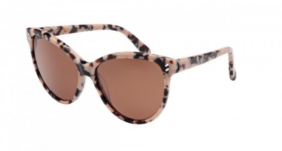 Stella McCartney SC0002S Sunglasses, 003 - HAVANA with BROWN lenses