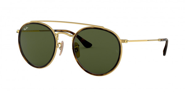 Ray-Ban RB3647N Sunglasses, 001 ARISTA G-15 GREEN (GOLD)