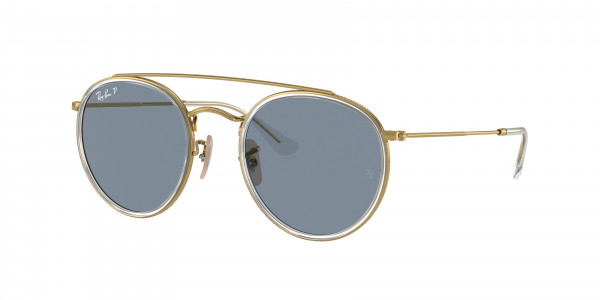 Ray-Ban RB3647N Sunglasses, 001/02 ARISTA BLUE POLAR (GOLD)