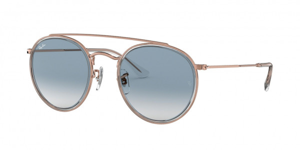 Ray-Ban RB3647N Sunglasses, 90683F COPPER CLEAR GRADIENT BLUE (COPPER)