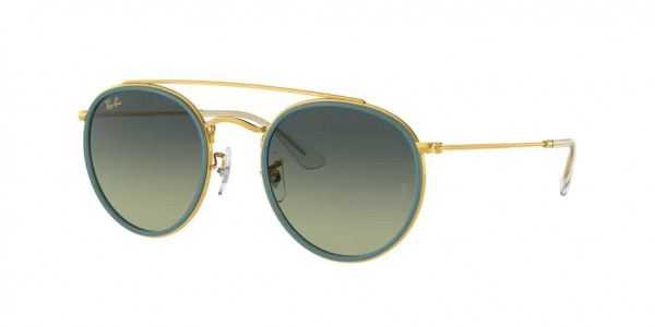 Ray-Ban RB3647N Sunglasses, 9235BH LEGEND GOLD GREEN VINTAGE (GOLD)