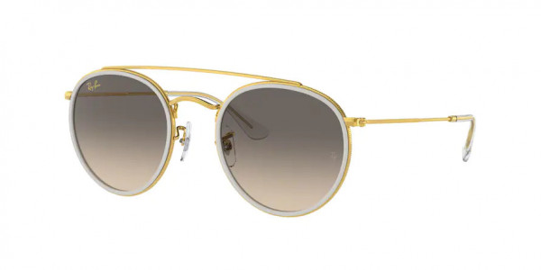Ray-Ban RB3647N Sunglasses, 923632 LEGEND GOLD CLEAR GRADIENT GRE (GOLD)