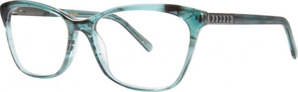 Vera Wang Zixi Eyeglasses, Teal Horn