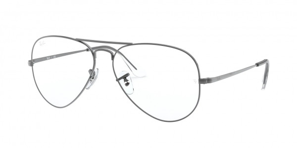 Ray-Ban Optical RX6489 AVIATOR Eyeglasses, 2502 AVIATOR GUNMETAL (GREY)