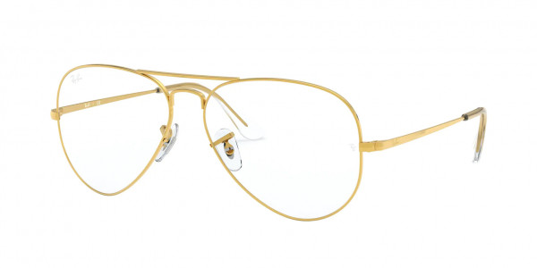 Ray-Ban Optical RX6489 AVIATOR Eyeglasses, 3086 AVIATOR LEGEND GOLD (GOLD)