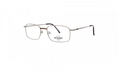 New Millennium Jerry Eyeglasses, Gunmetal Brown