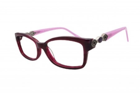 Club 54 Fizz Eyeglasses, Dark Purple / Light Purple