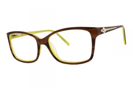Club 54 Toddy Eyeglasses, Brown / Horn