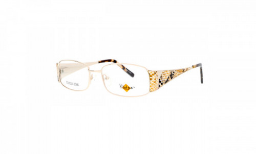 Club 54 Hannah Eyeglasses, Gold/Brown
