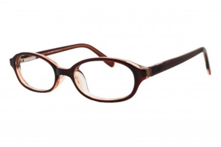 Practical Peyton Eyeglasses, Brown / Crystal