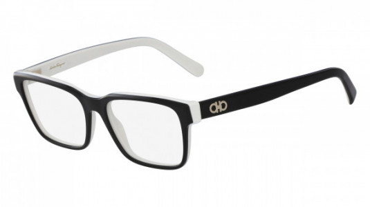 Ferragamo SF2790 Eyeglasses, (961) BLACK/WHITE